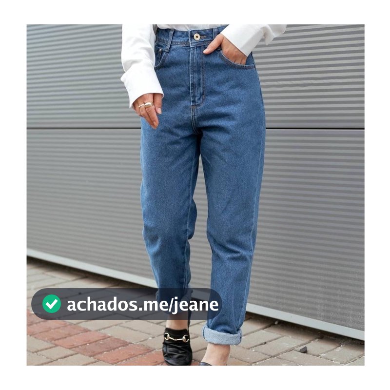Calça Mom Jeans Feminina Cintura Alta e Caimento Impecável