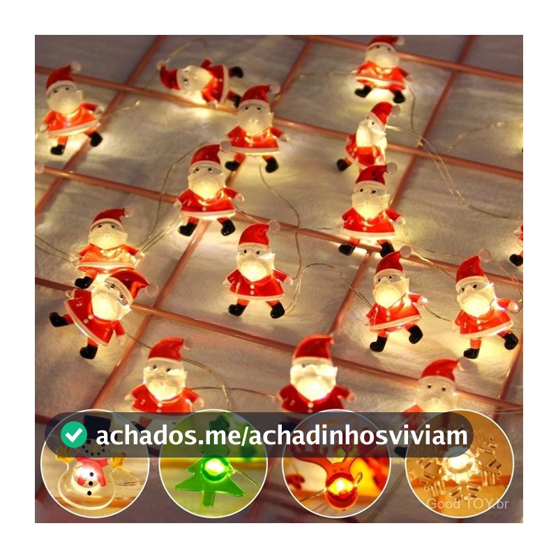 Adicionar à lista de desejos Luzes de Natal LED do Papai Noel/Luz noturna de árvore de floco de neve/Decoração familiar