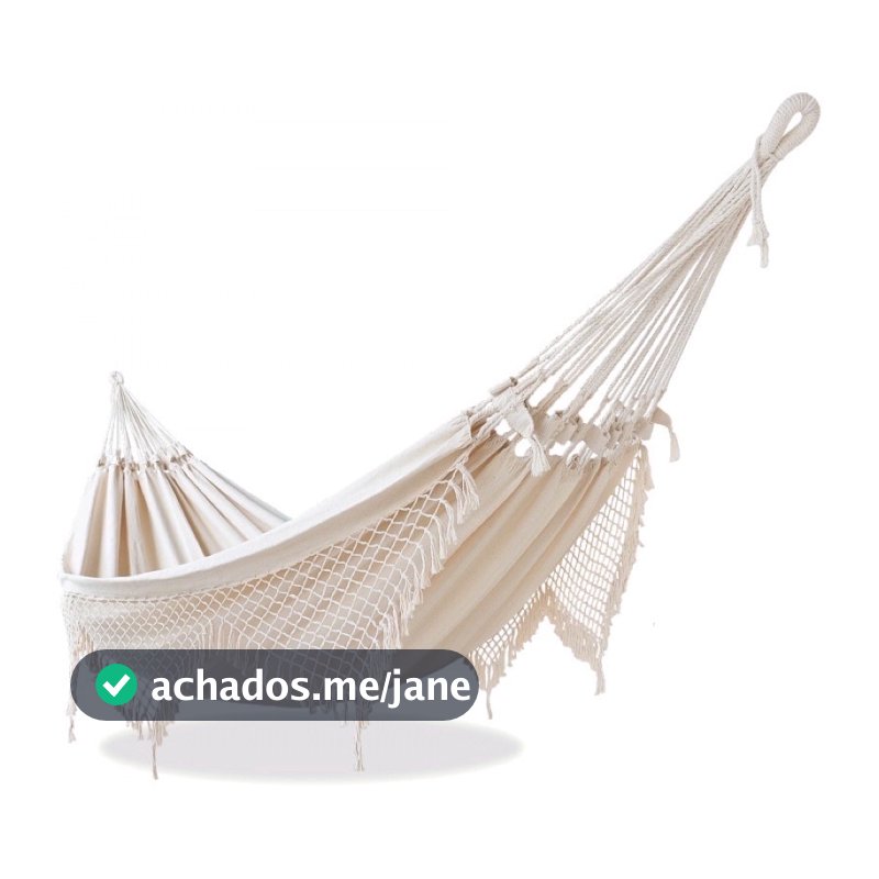 Rede De Descanso Dormir Aconchego Casal Decorativa