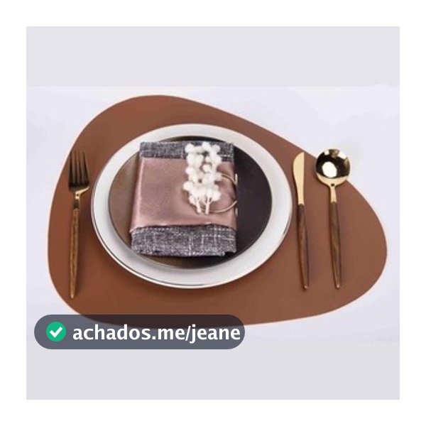 6 Jogo Americano Costurado - Material Premium - Mesa Posta