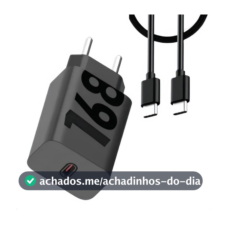Carregador 168w  Para Celular Com Type C Tipo C