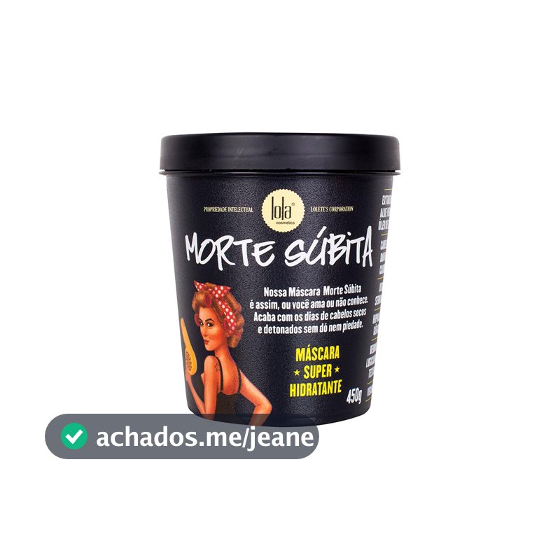 Lola Cosmetics Morte Súbita Máscara de Hidratação 450g