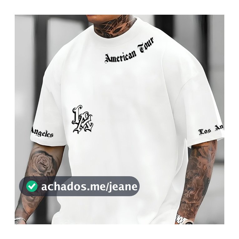 Camisa Camiseta Masculina Streetwear Malha Premium 100% Algodão Envio Imediato