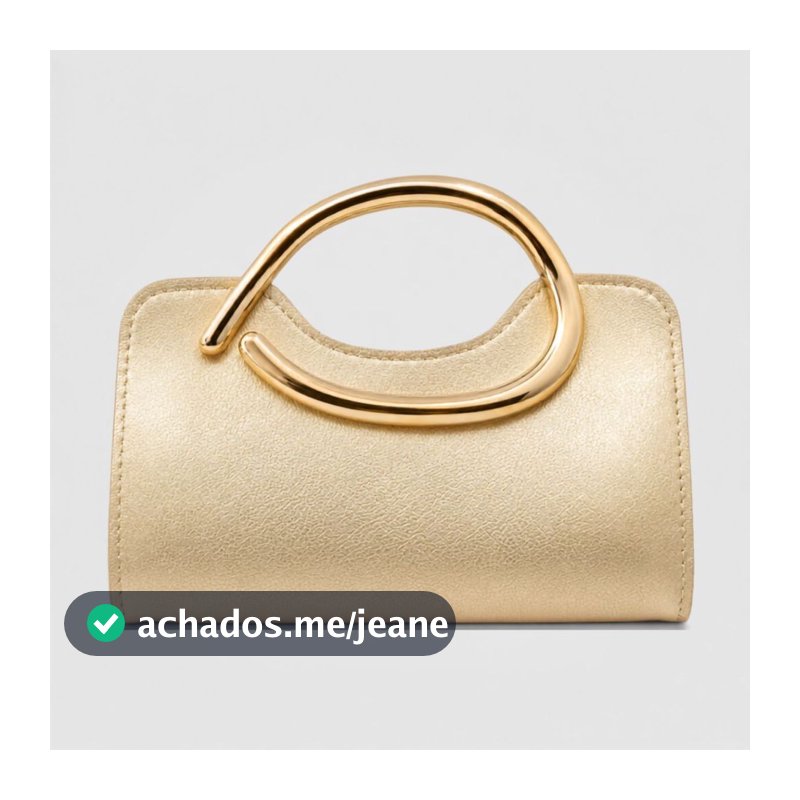 Bolsa de Mão Feminina Casamento Elegante com Corrente Removível