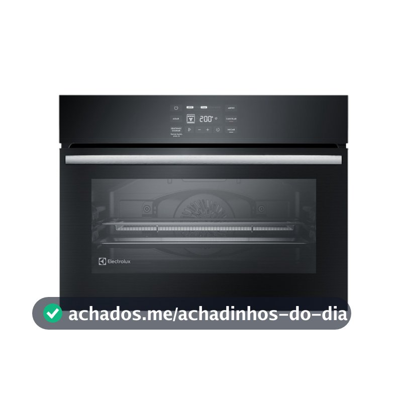 Forno de Embutir Eletrico Electrolux 50l Experience com Air Fryer e Perfectcook360 Oe5ea Preto