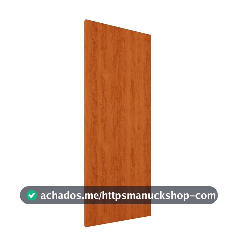 Porta De Madeira Bater Lisa U.V Rubi 210cmx70cm - Mogno