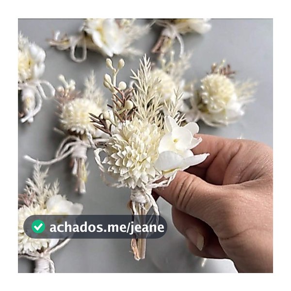 Flor de Lapela Boutonniere padrinhos de Casamento Noivos Acessório de Casamento
