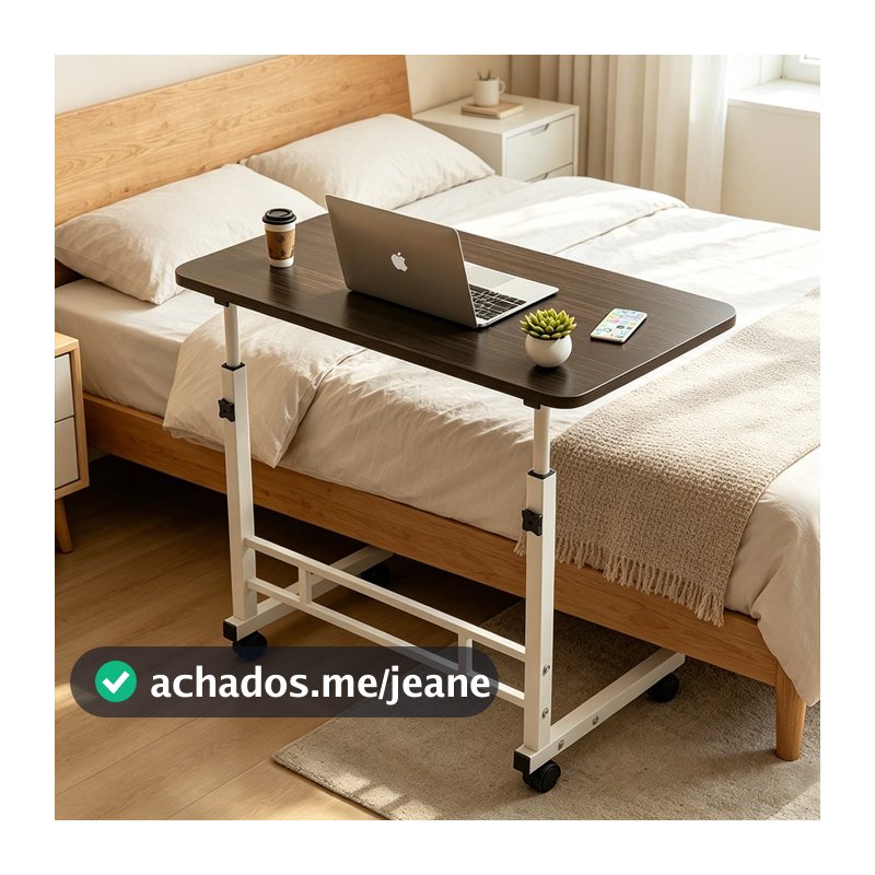 Mesa Mutiuso Mesinha Notebook Com Altura Regulavel Ideal para Cama e Sofá