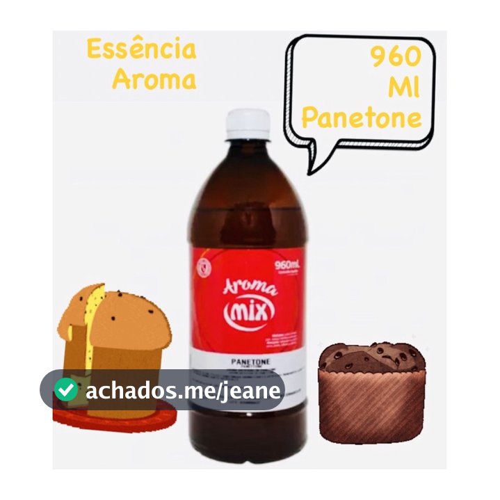 1-4 Essência aroma panetone mix 960 ml Grande (CHOCO)