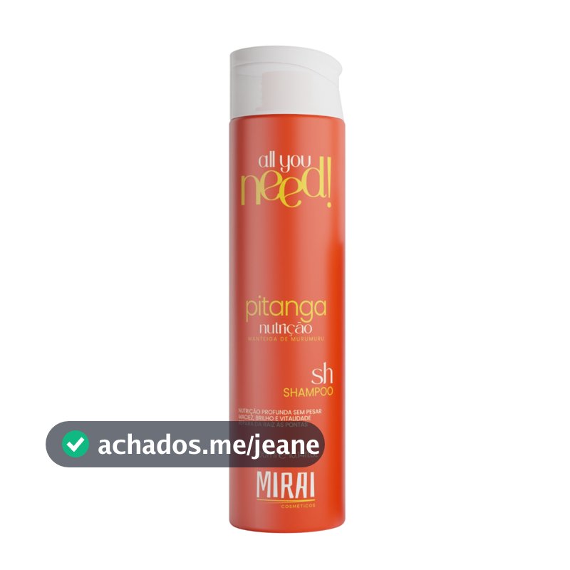 Shampoo Pitanga Cronograma Nutrição Mirai