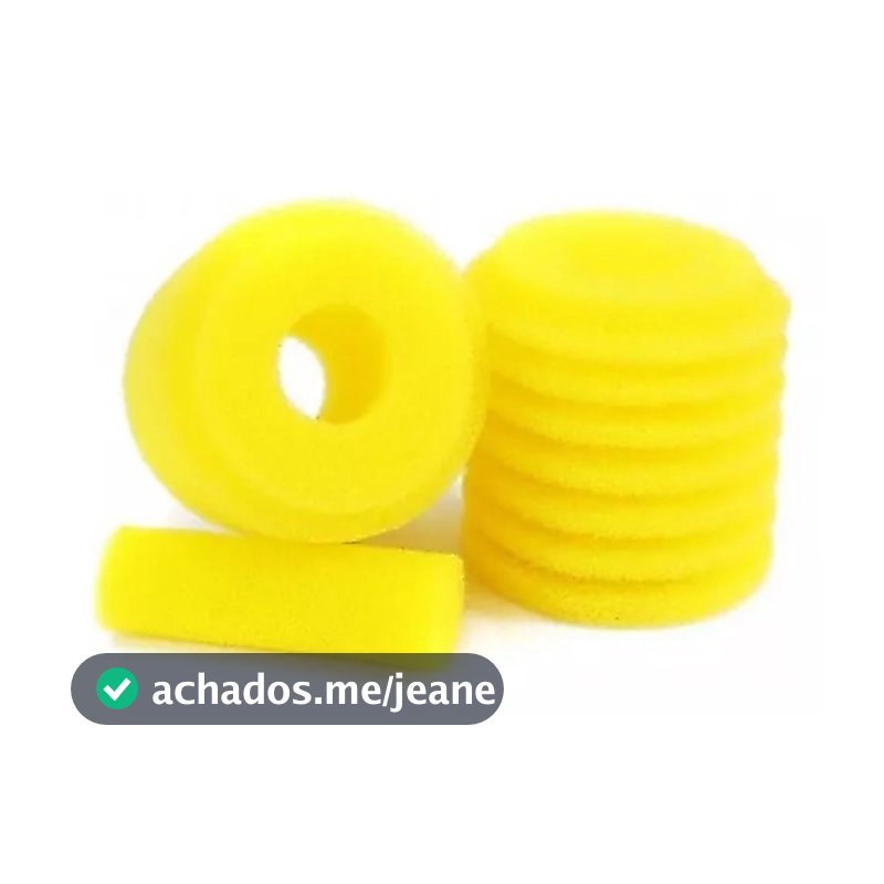 Esponja Amarela 2 Peças Refil para Filtro Interno Boyu, Jad, Ace Pet, Xinlong, Jebo