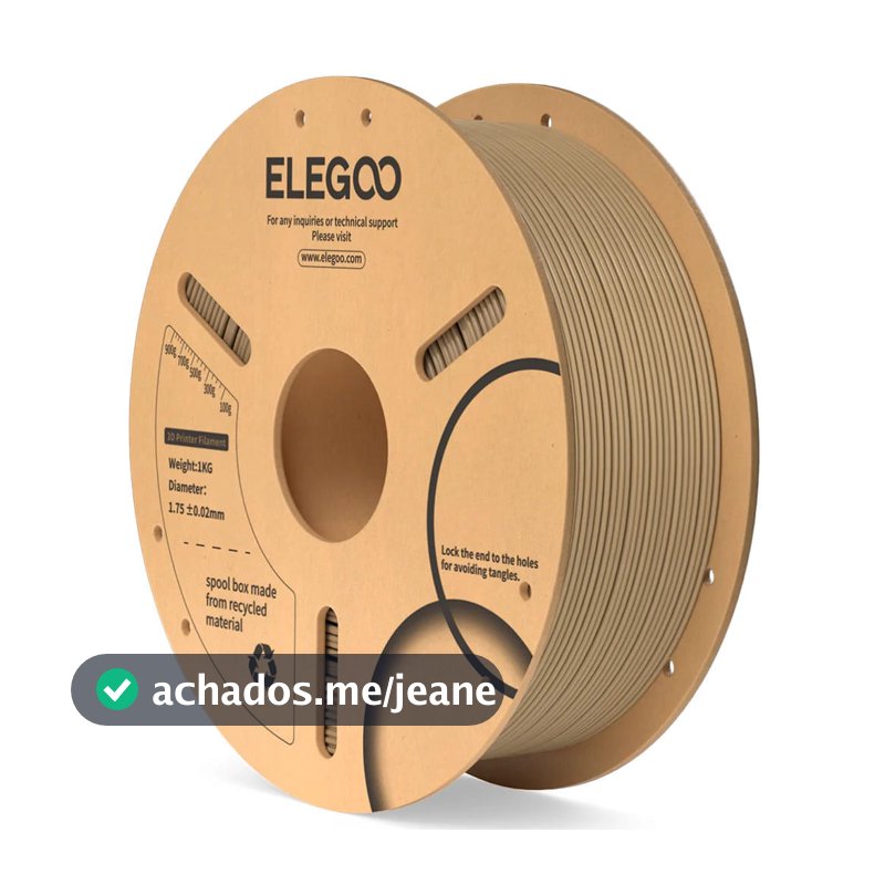 Filamento Elegoo PLA 1.75mm 1Kg Madeira