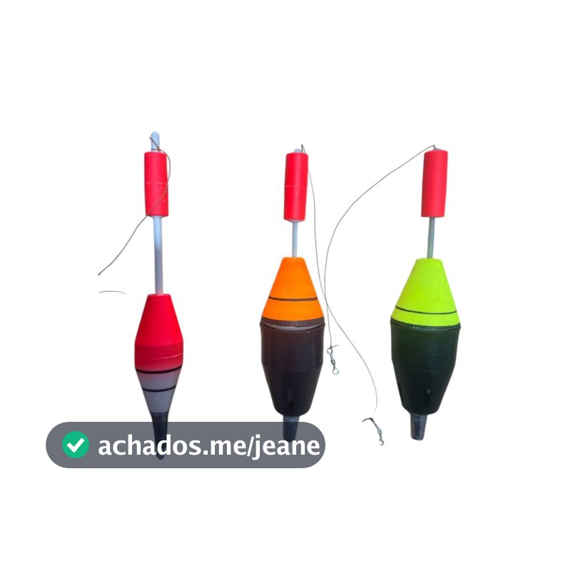 Kit Boia para Pesca 2 Cevadeiras + Torpedo | Pesca Esportiva