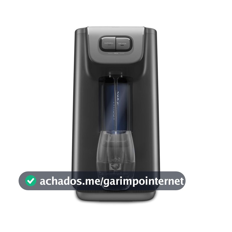 Purificador Electrolux com Compressor Experience Painel Mecânico Grafite (PC01X)
