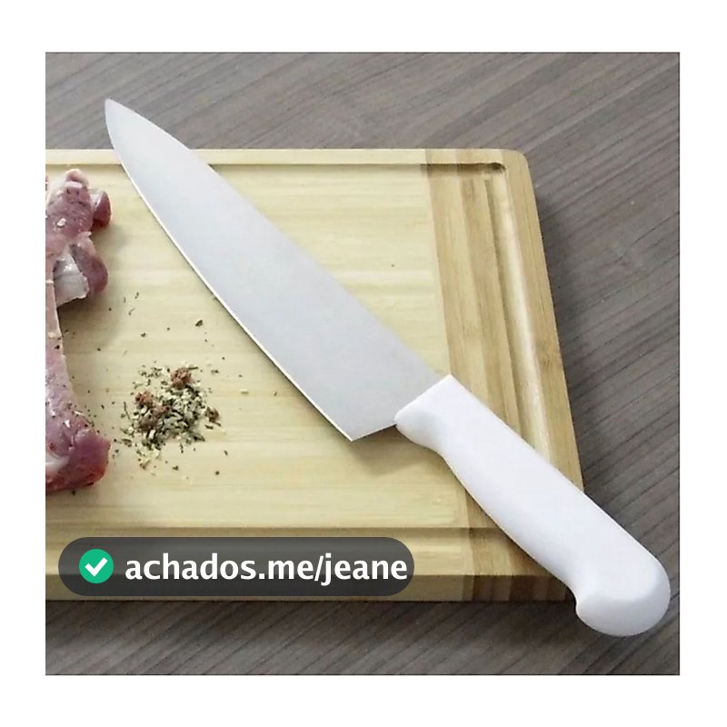Faca Aço Inox 8 Polegadas 33cm Original Line Utensilio Carnes Legumes e Frutas Cozinha Chef