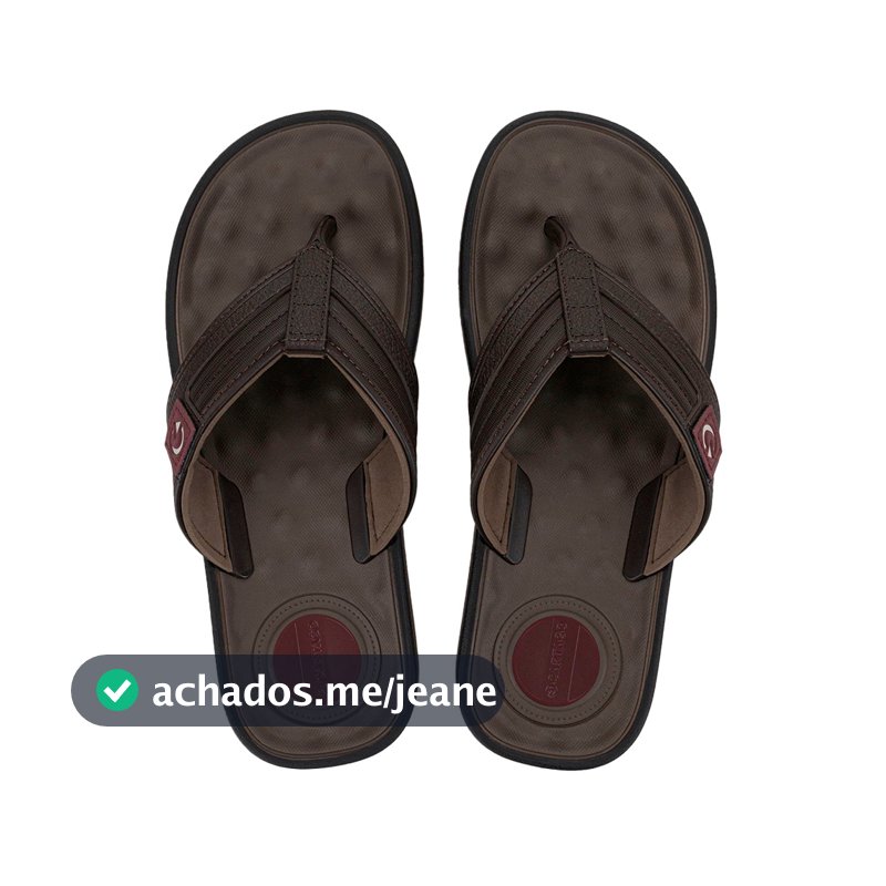 Chinelo Cartago Original Alabama Original Leve e Macio com Palmilha Massageadora Masculino