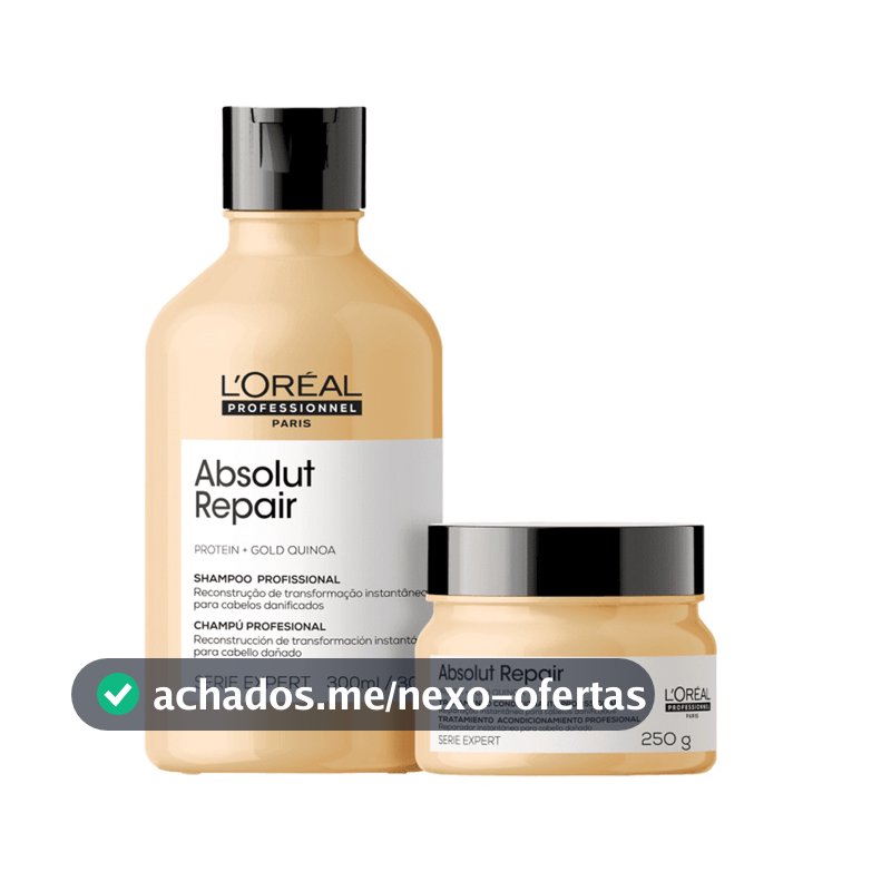 Kit Loréal Profissionnel Absolut Repair Shampoo e Máscara