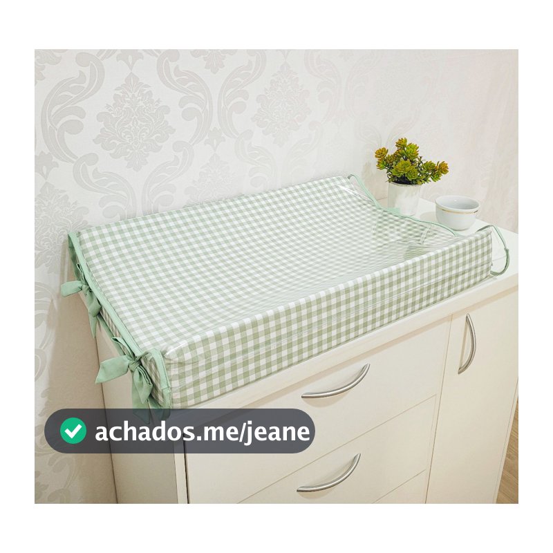 Trocador Plastificado Impermeável Anatômico Americano de Cômoda Para Troca de Fraldas