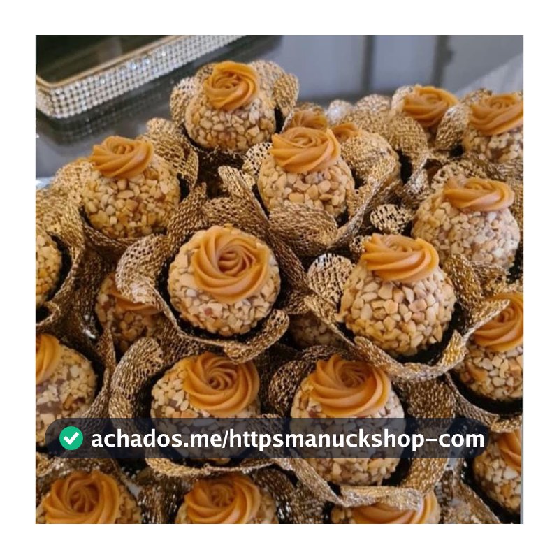 Forminhas Para Doces de luxo Modelo Princesa 50 Un Ideal para brigadeiros e demais doces Ju Fiori