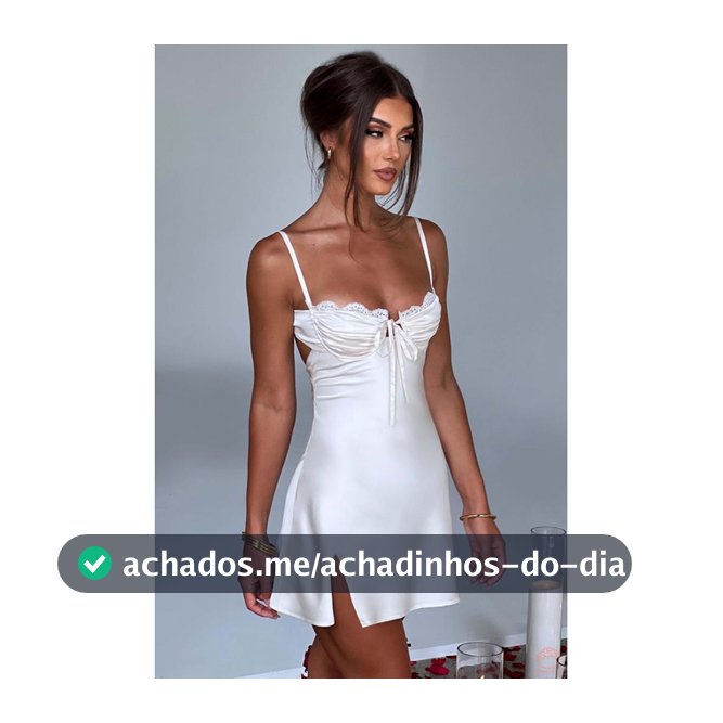 Lindo Vestido De Verão Skinny Sem Mangas Com Renda