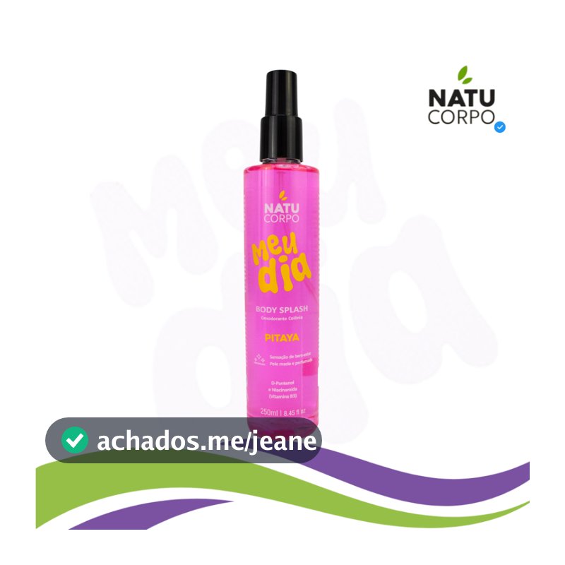 Body Splash Pitaya Natucorpo Meu Dia 250ml