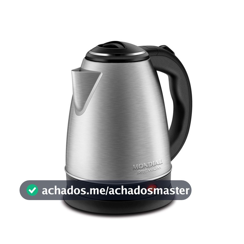 Chaleira elétrica 2 litros 1.200 watts Premium Inox - CE-06 - Mondial