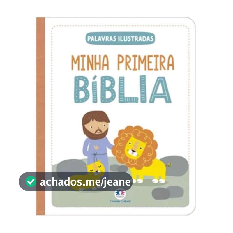 Minha primeira Bíblia de palavras ilustradas