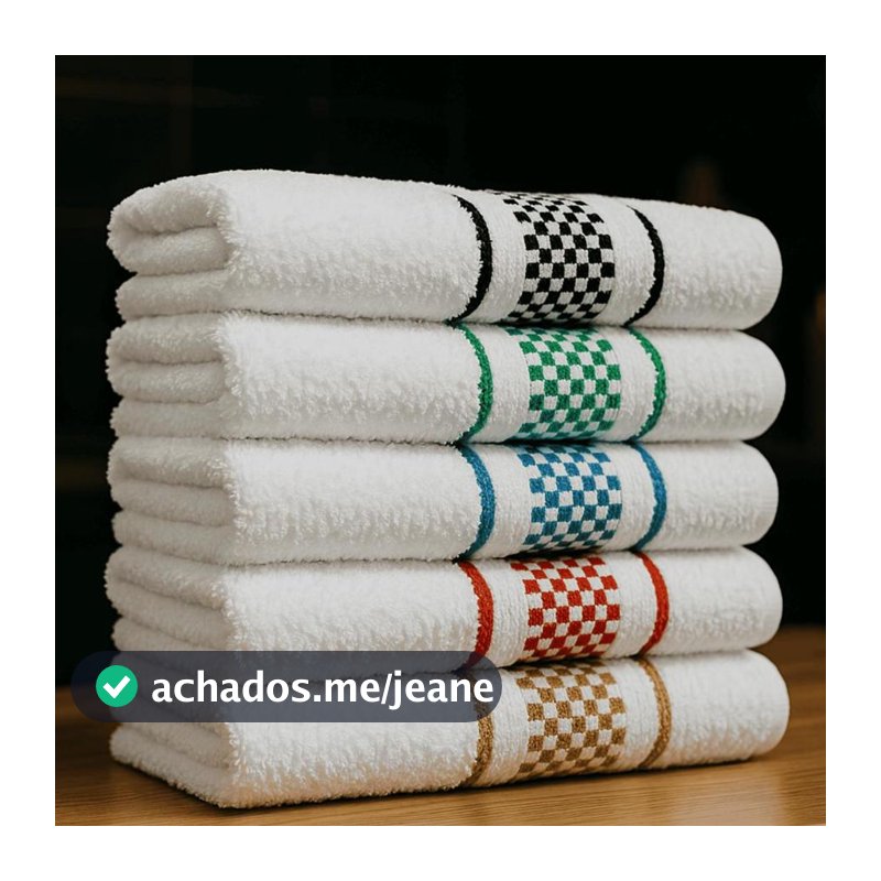 Kit 6 Panos de Prato Jacquard 45x70 Atoalhado Toalha Copa Felpudo Cozinha