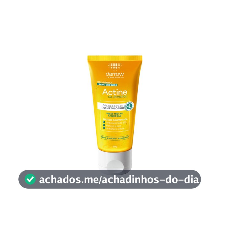 Darrow Actine Oil Control Gel de Limpeza Facial 60g