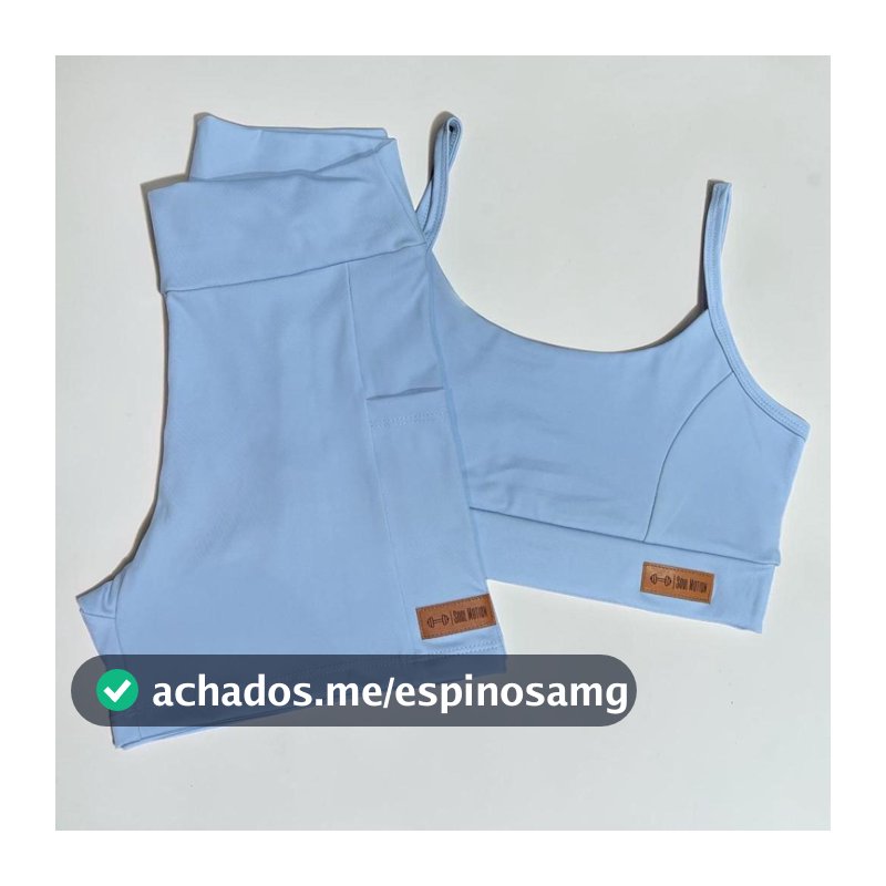 Conjunto Fitness - Shorts com bolso e Top de alça