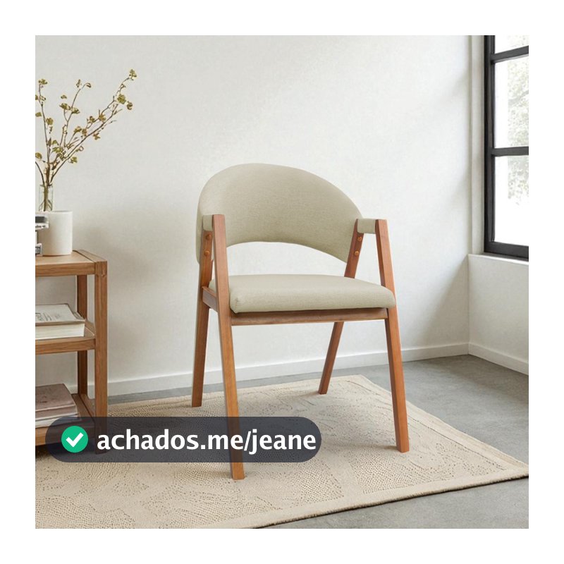 LINHO - Cadeira Para Sala de Jantar Mesa Cozinha Luiza Alta Qualidade