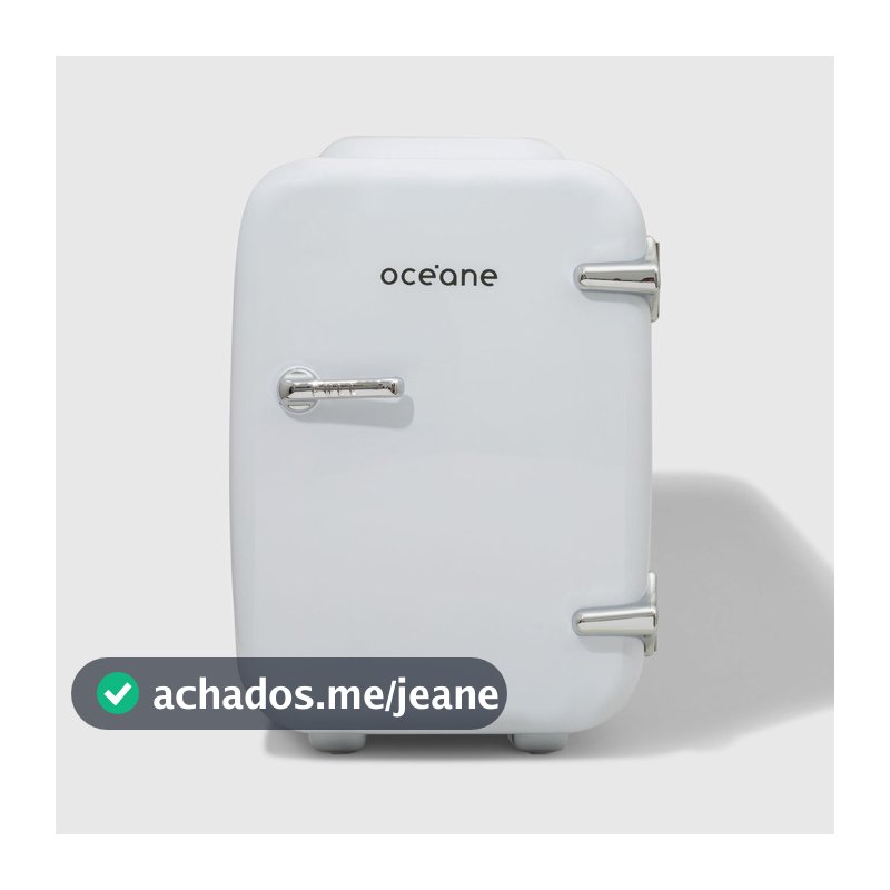 Mini Geladeira Branca - Skincare Fridge 4l