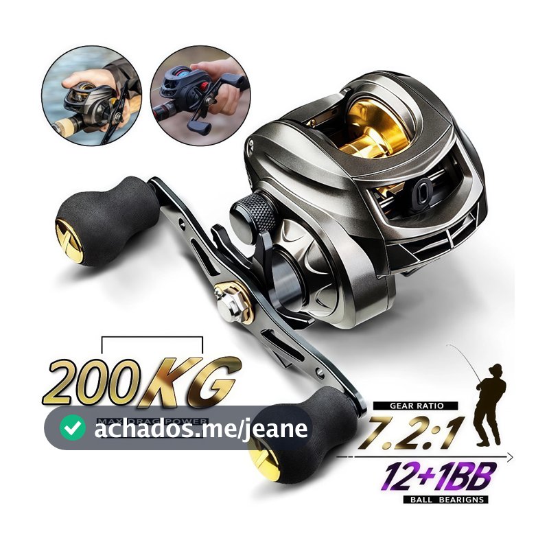 240Kg Carretilha De Pesca Com Marine Sports Pitching 6.2 : 1 Alta 10kg Max Molinete De Pesca Molinete Pesca Mulinete