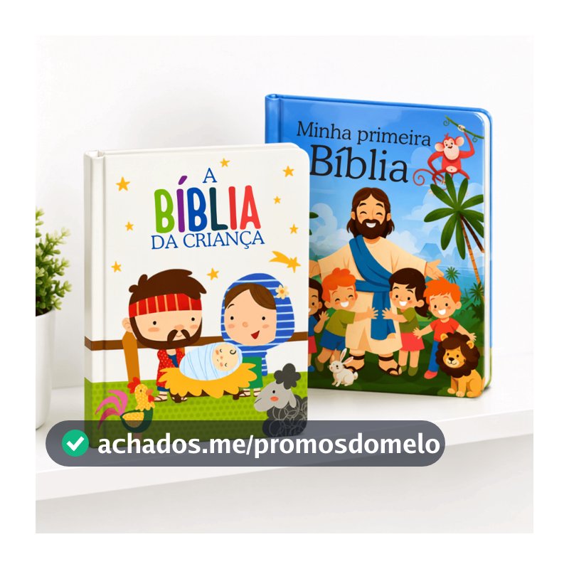 Bíblia Infantil Cristã Ilustrada Capa Dura Evangelização Crianças Bebês Presente Religioso Educativo- Devocional