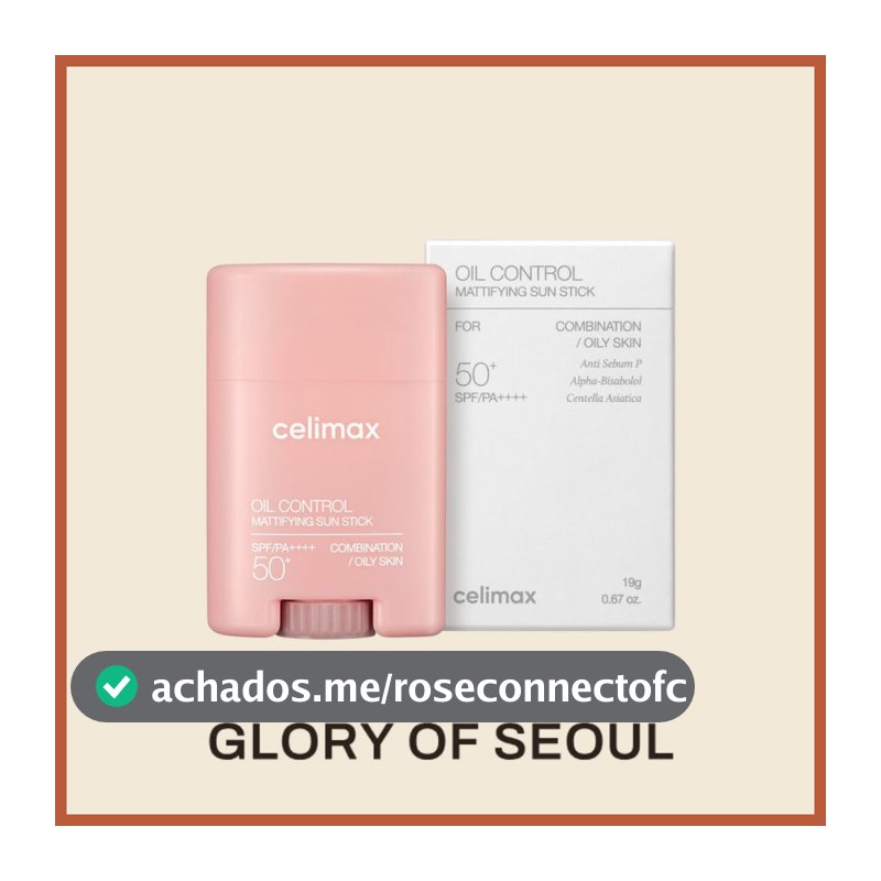 CELIMAX Oil Control Mattifying Sun Stick SPF/PA++++ 50+, 19g
