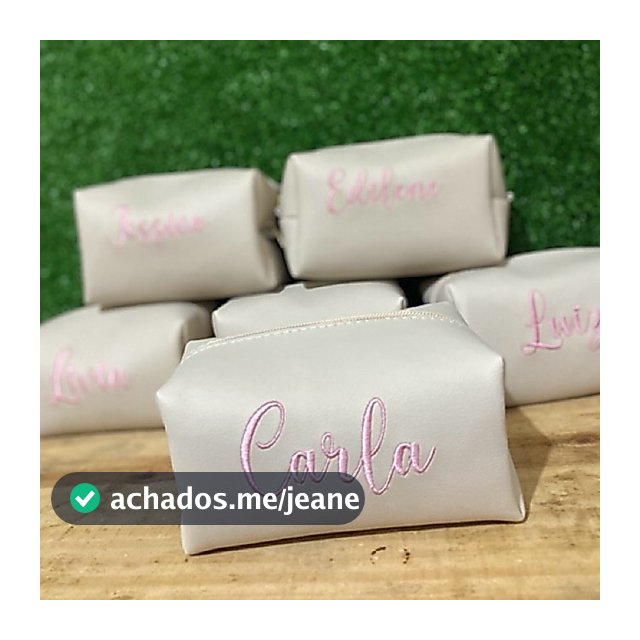 Bolsinha multifuncional personalizada média, perfeita para presentear madrinhas, debutantes  e também usar no dia a dia
