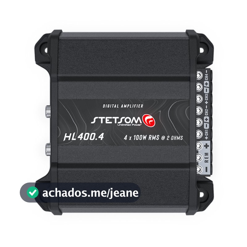 Modulo Amplificador Digital Stetsom Hl400.4 400w Rms 2 Ohms