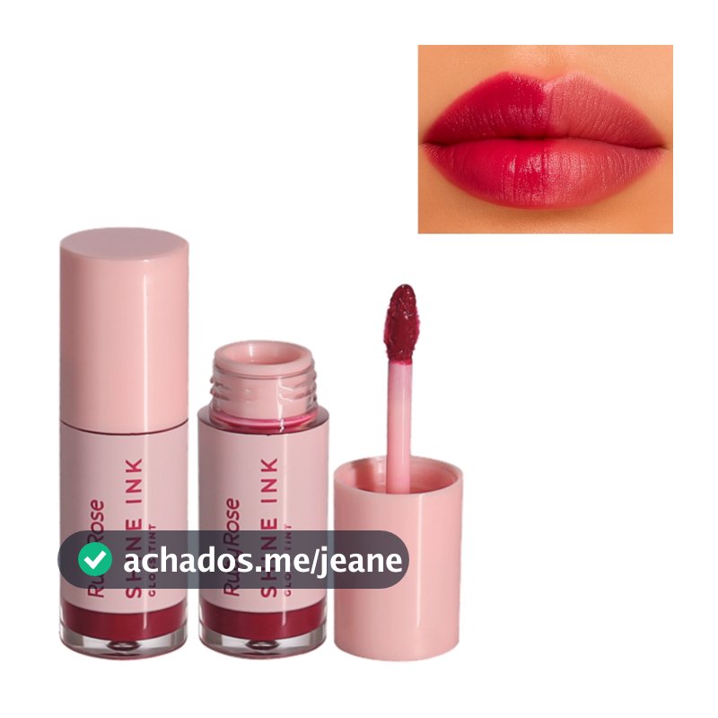 Gloss Tint Shine Ink Ruby Rose Cores Lindas Longa Duração