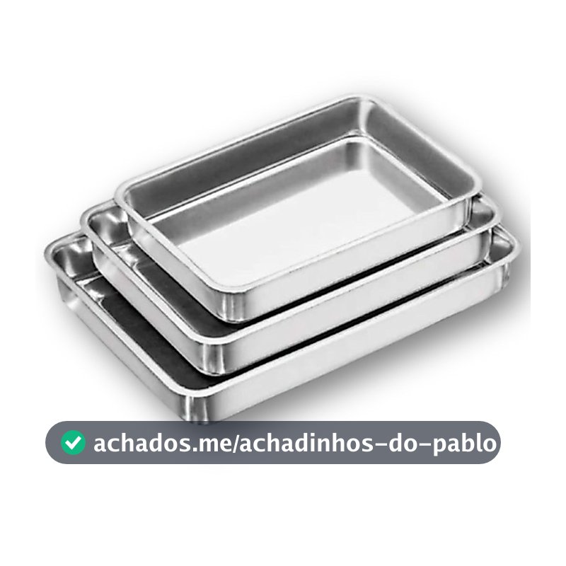 Jogo De Assadeira Forma de Bolo Retangular  Com 3 Peças - Padrão Tabuleiro Forma Para Biscoito, Forma de Rocombole