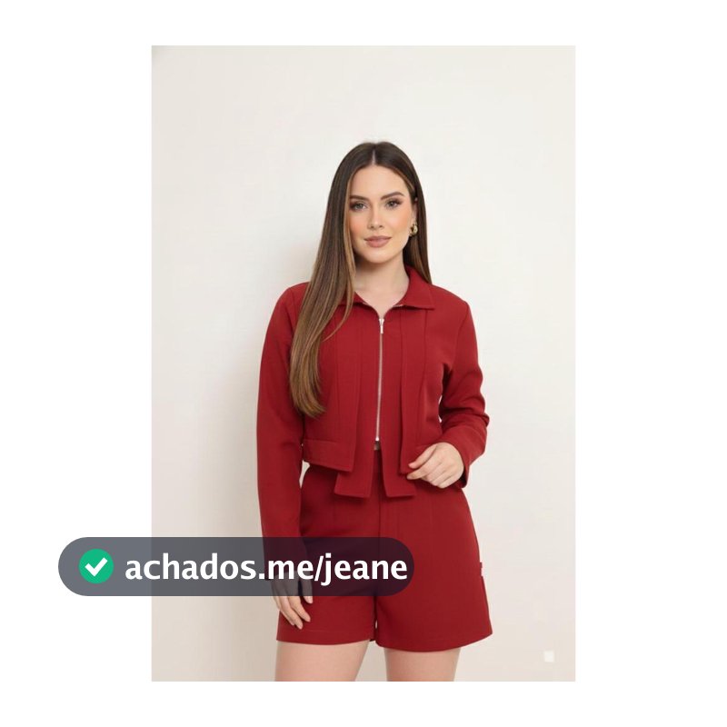Conjunto Feminino Genova Short e Blusa Sofisticado