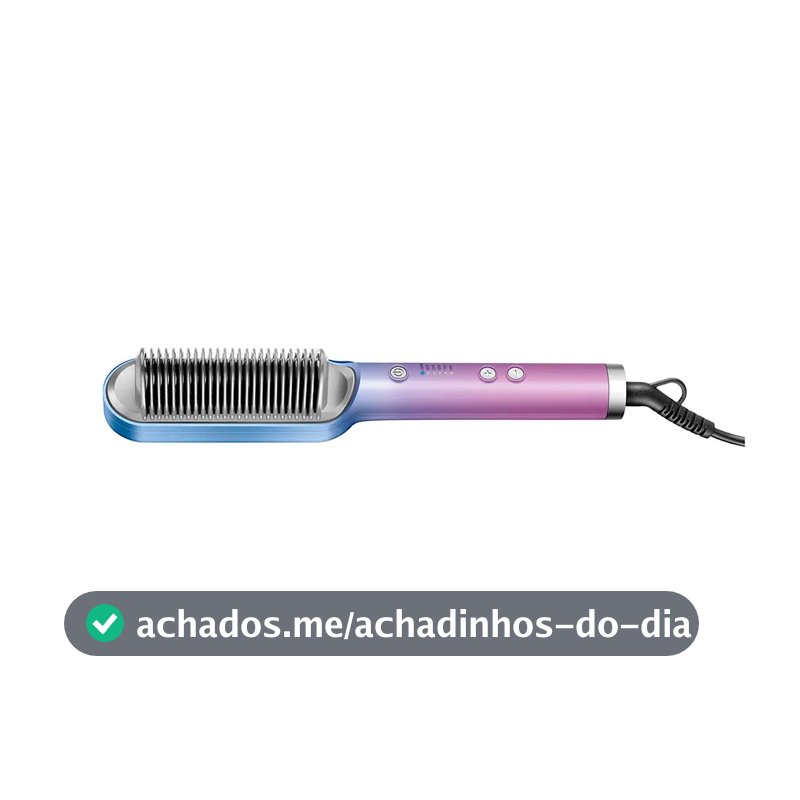 Escova Secadora Juliette Mondial 36W Azul/Rosa Alisa, Modela e Realça o Volume dos Cabelos - Bivolt