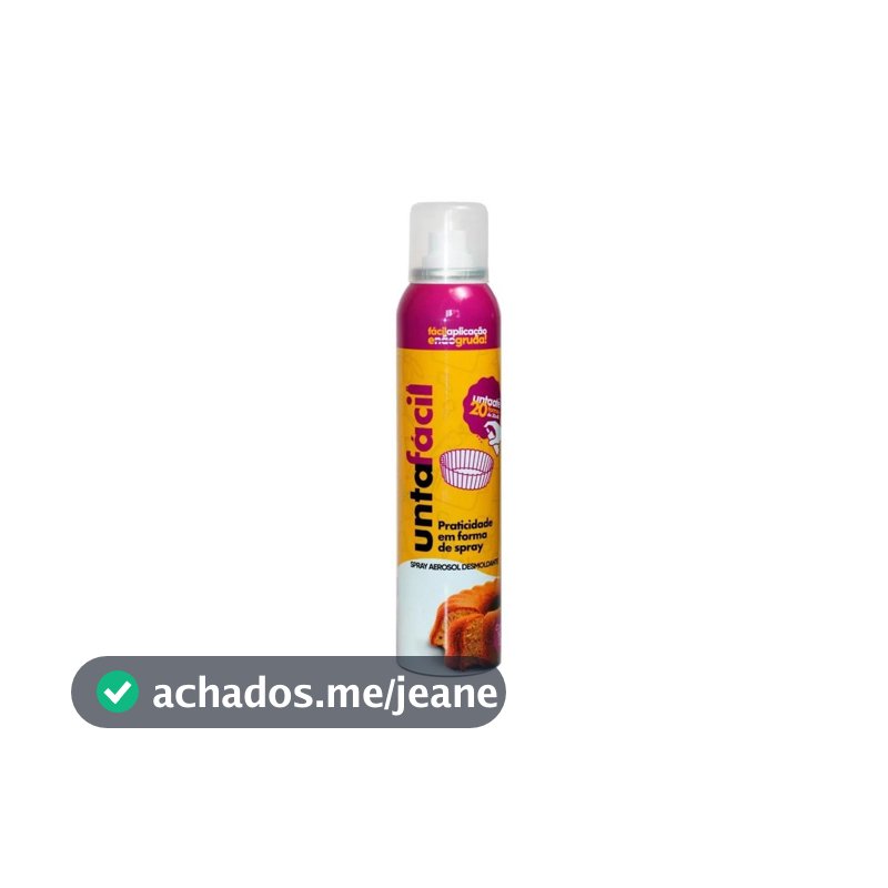 Spray Desmoldante Untafácil In Loco 180ml para Bolos e Pães