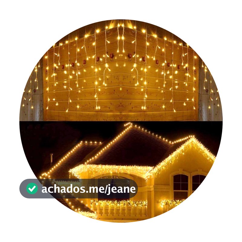 Cascata Strobo 220v 10m 400 Leds 320 Fixa 80 Pisca Decoração Festa Casamento Natal Externo Jardim