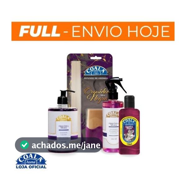 Kit Coala Home Orquidea Negra - 4 Itens