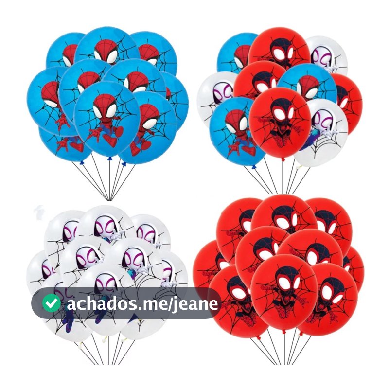 Spidey E Seus Amigos Incríveis Balões De Látex De 12 Polegadas Decorações De Festa De Aniversário Do Homem-Aranha Para Crianças Fontes Chá De Bebê