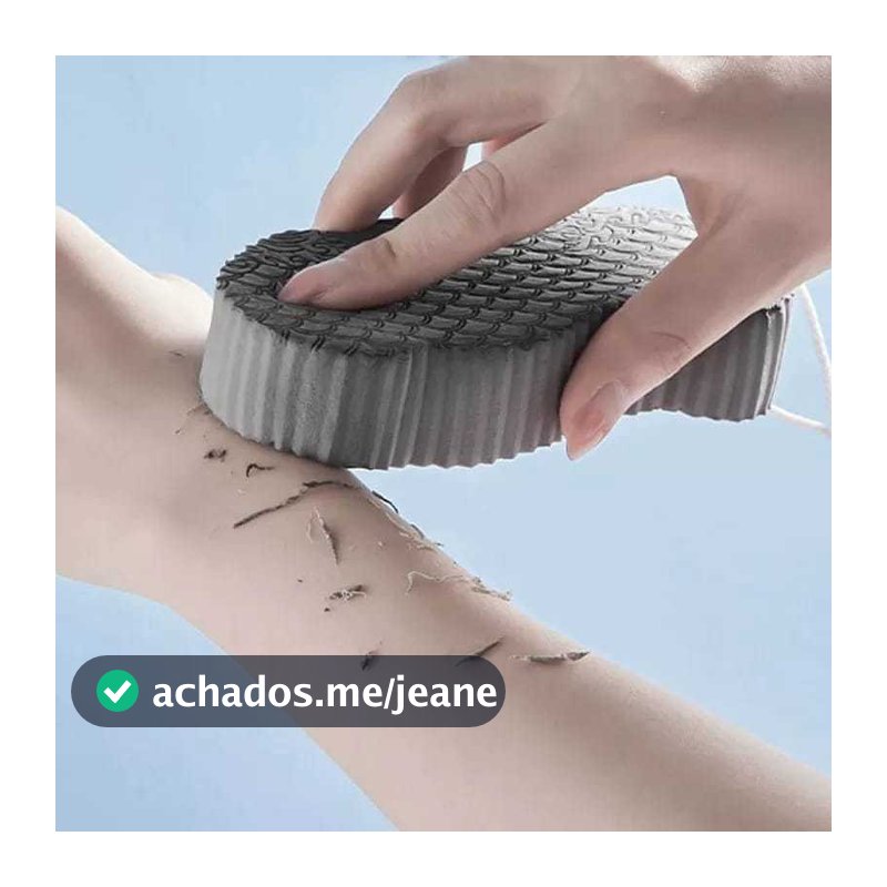 Esponja de banho esfoliante corporal removedor de pele morta e sujeira indolor