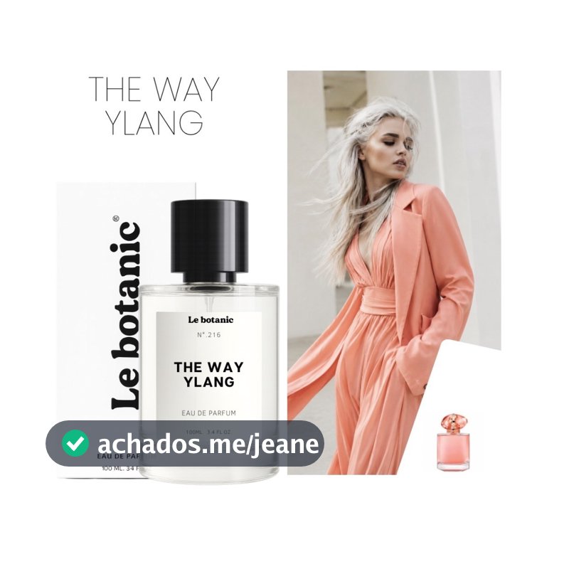 Perfume The Way Ylang  - Le botanic - Alta Fixação