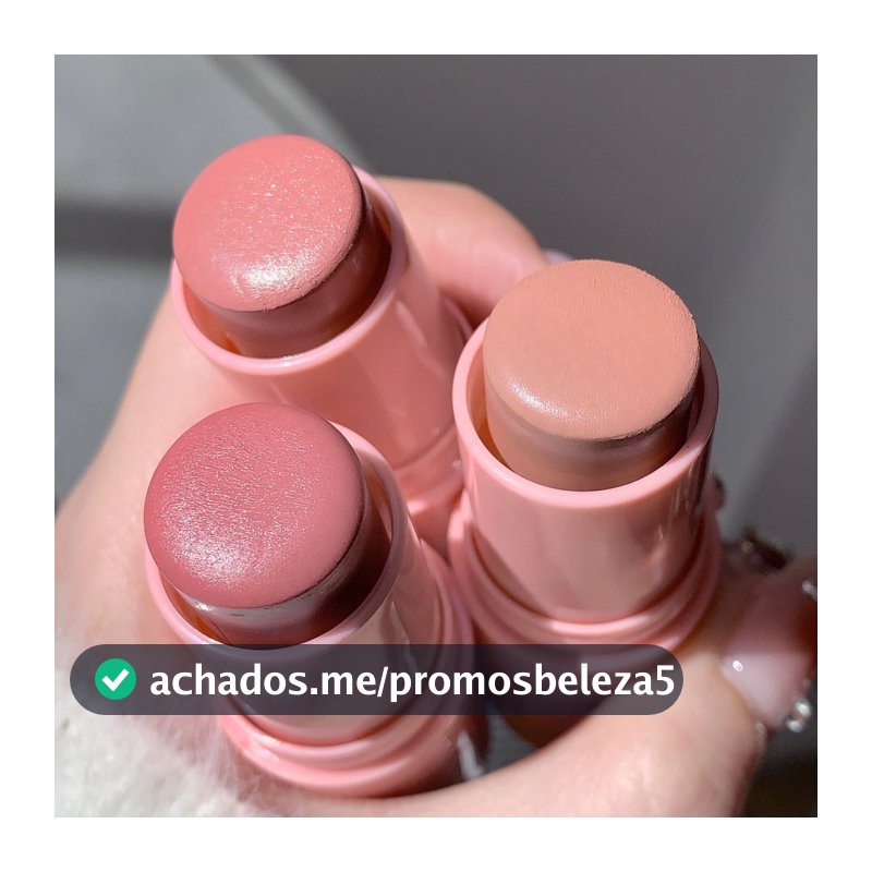 Blush Em Bastão Cremoso , Efeito Fosco , Para Maquiagem Natural E De Longa Duração