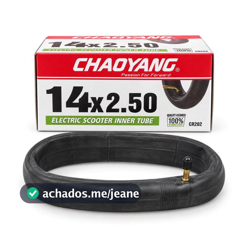 Câmara Pneu 14x2.50 Chaoyang Scooter Patinete Bike Elétrico Preto Bicicleta Promoção