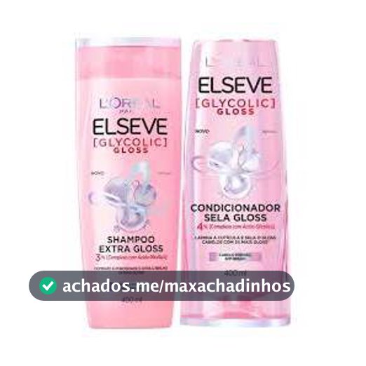 COND  ELSEVE  GLYCOLIC GLOSS 400ML + SH ELSEVE GLYCOLIC GLOSS 400ML